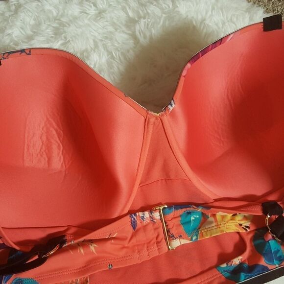 BOUTIQUE floral one piece swim suit Size 3X - Picture 3 of 9